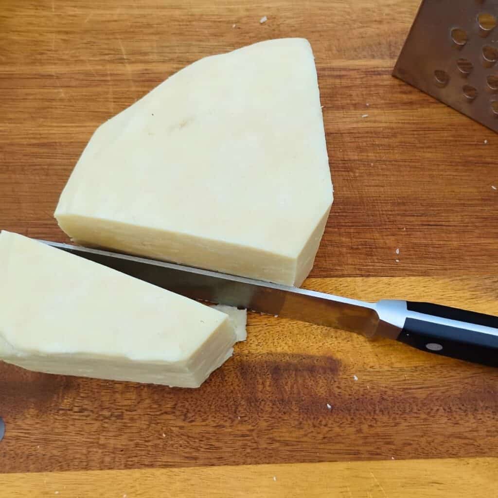 homemade, 3 year old, crumbly farmhouse cheddar cheese