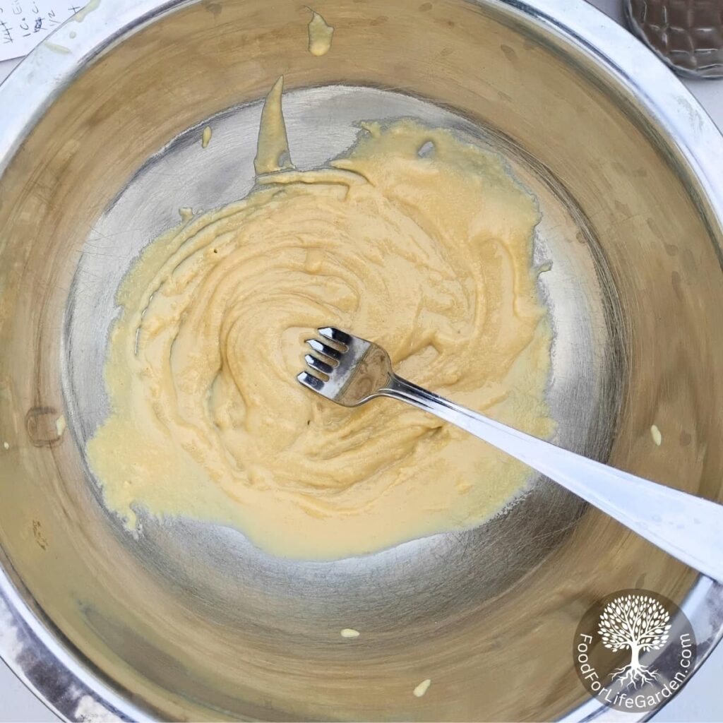 bowl with tahini paste
