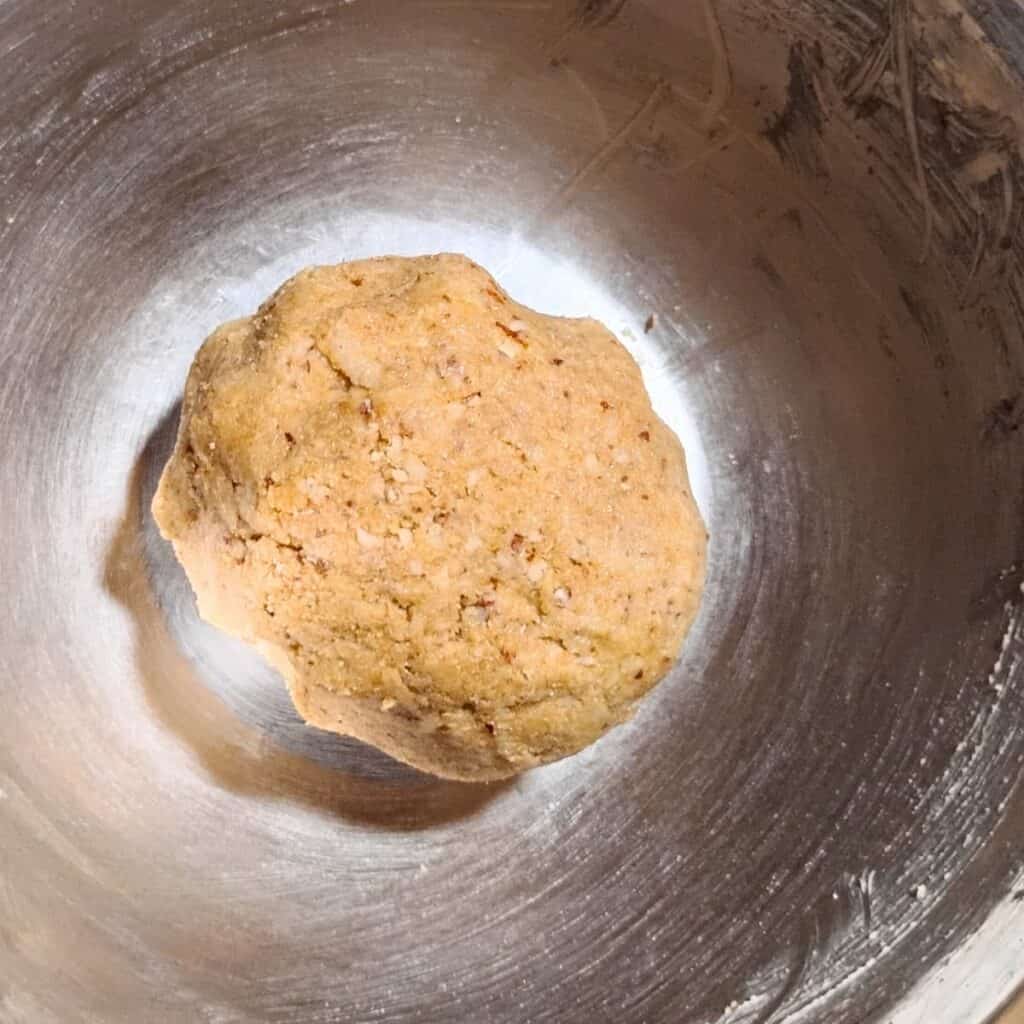 cookie dough in a bowl.